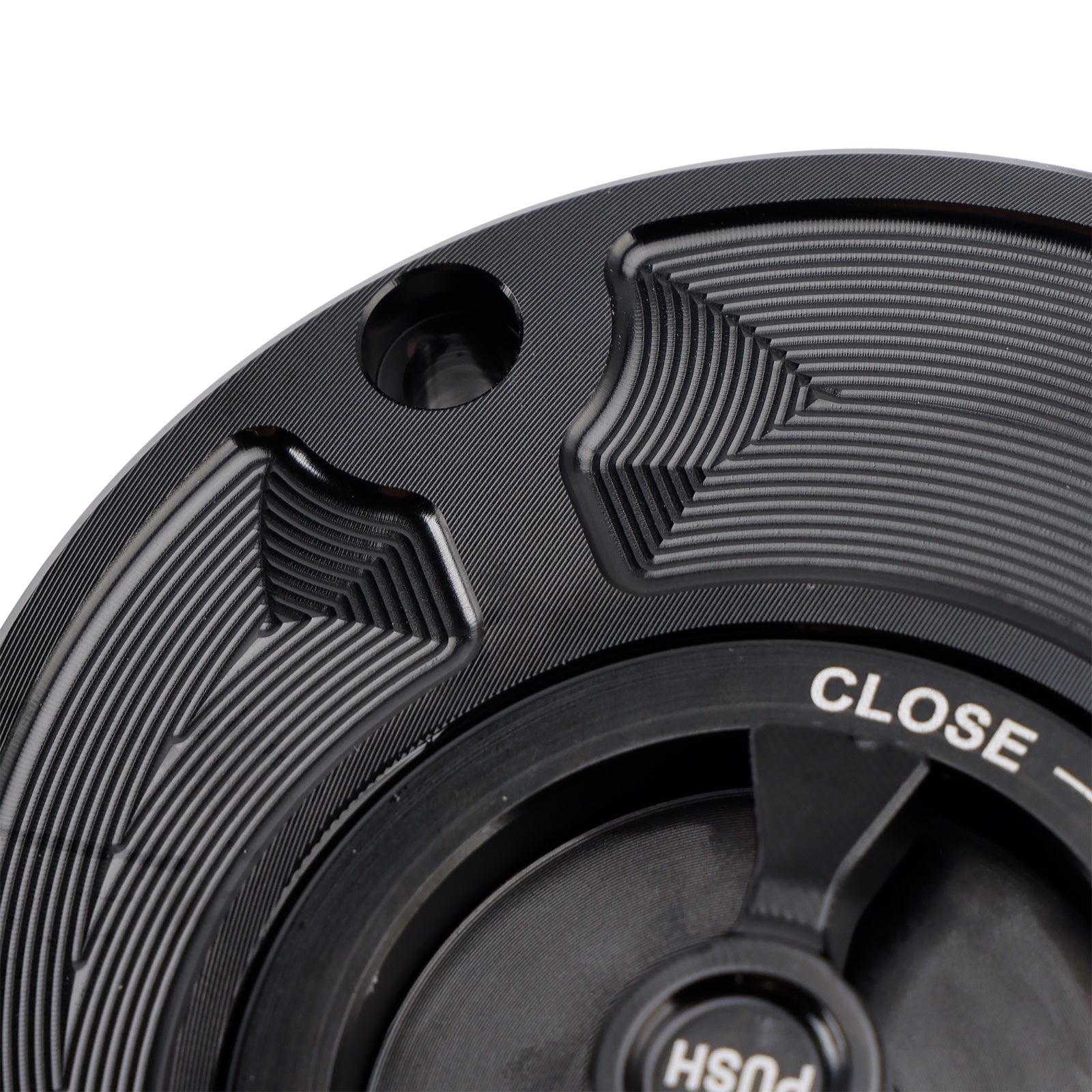 Yamaha FZ1 FZ6 FZ8 YZF R1 R6 R3 FZR 750 CNC Black Keyless Fuel Filler Cap