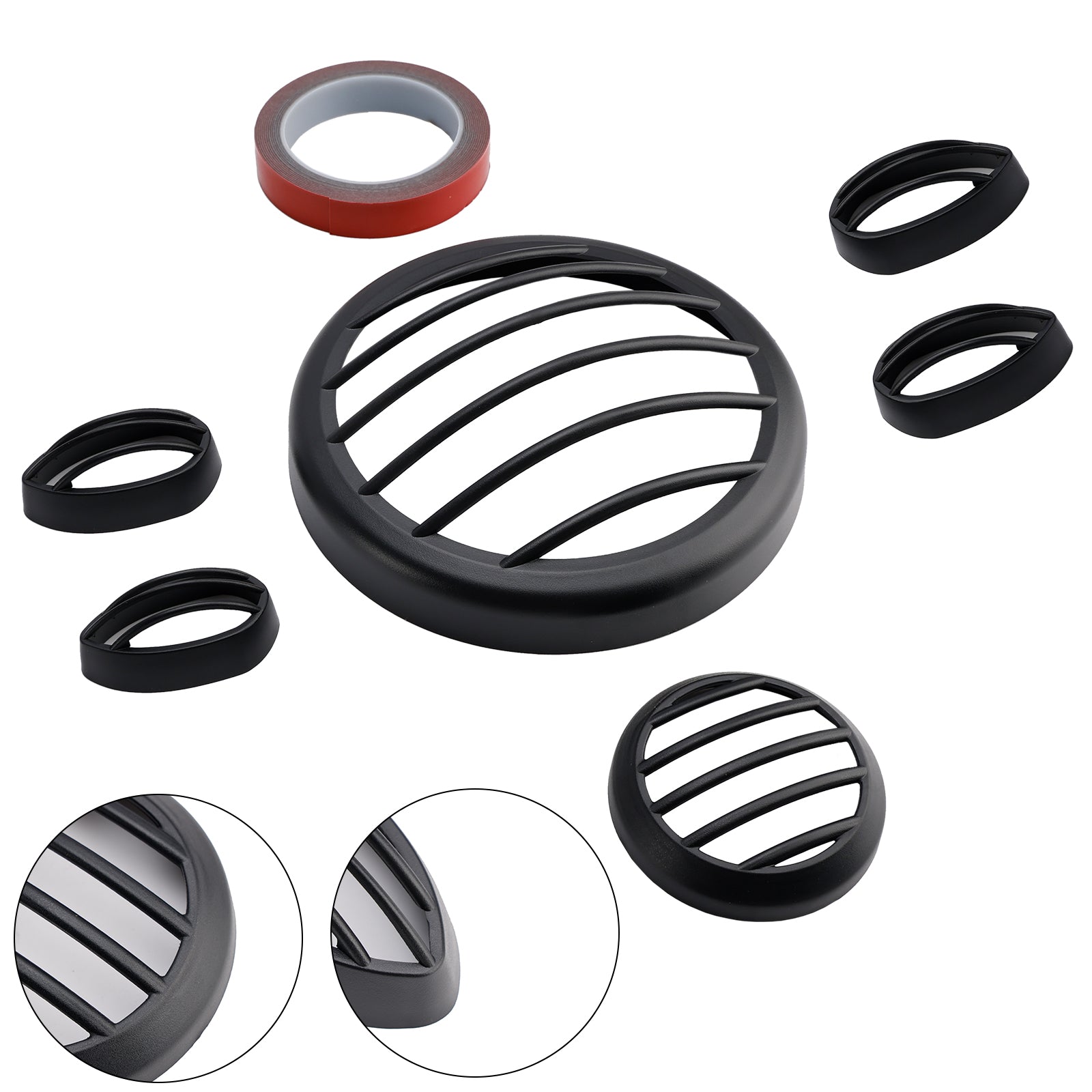 Yamaha PG-1 2023-2024 Headlight de garde de couvercle de couverture de couverture de couverture noir kit