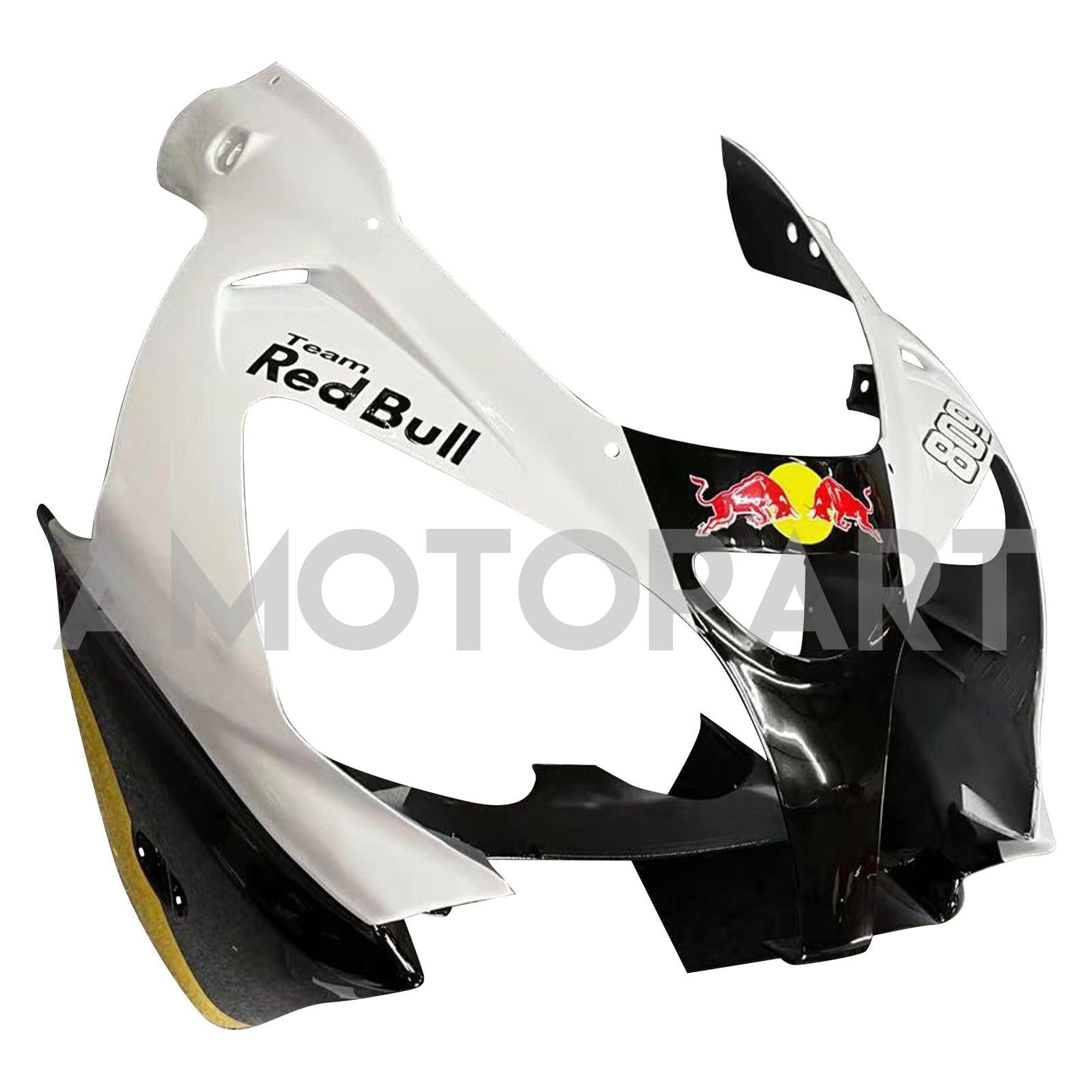Amotopart 2000-2001 Kawasaki ZX9R White Black Fairing Kit