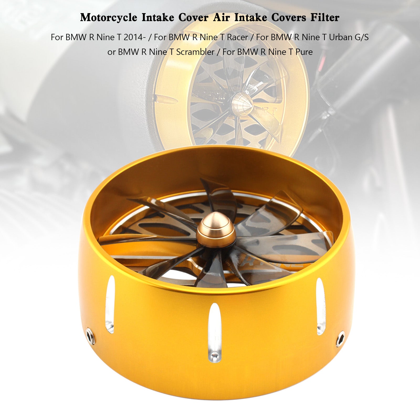 Cubierta de entrada de aire cubre filtro para BMW R Ninet Ninet R9T