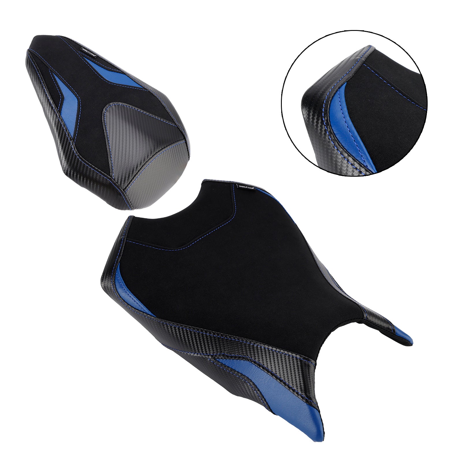 2017-2024 Honda Cbr250Rr Lower Front W/ Rear Seat Driver Pillion Blue