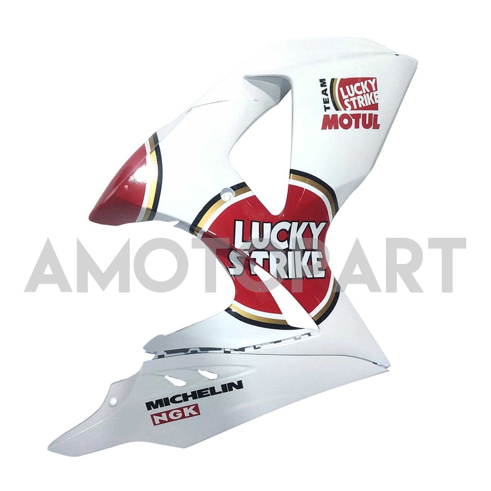 Amotopart 2009-2016 Suzuki GSXR1000 Kit de carénage rouge blanc brillant