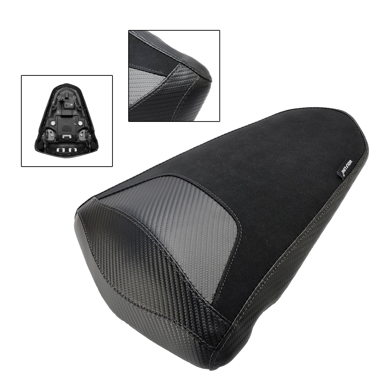 2015-2023 Yamaha Mt-03 Yzf-R3 Blue Rear Seat Passenger Cushion Flat Pu Fit Blue