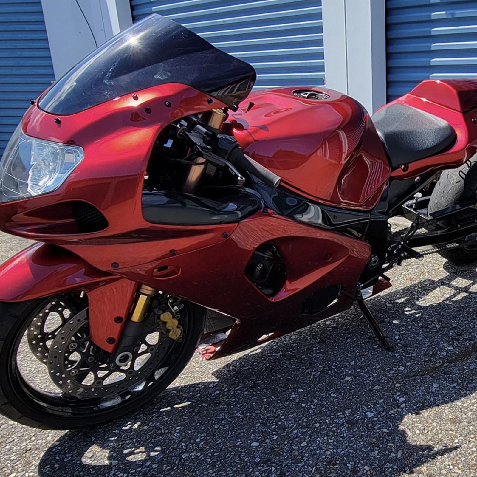 Amotopart 2000-2002 Suzuki GSXR1000 Red Fairing Kit