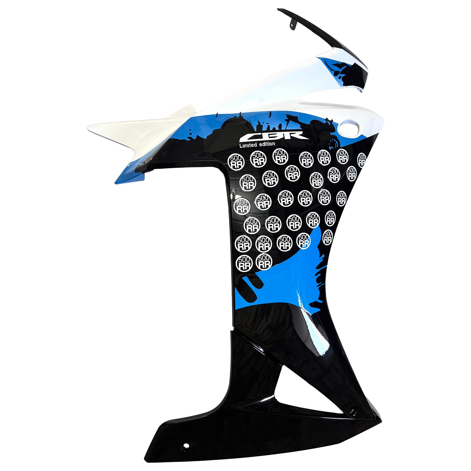 Amotopart 2013-2015 Honda CBR500R Black Blue Fairing Kit