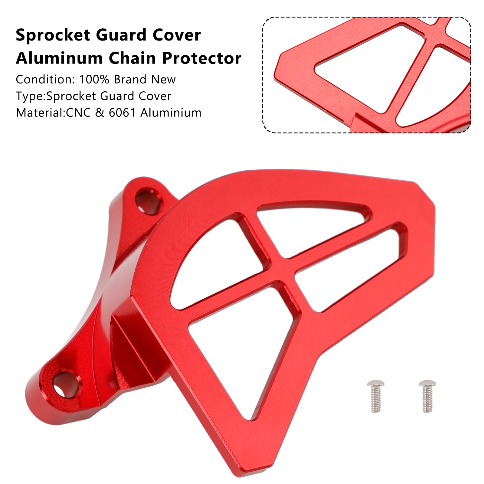 1993-2004 Yamaha YZ125 Sprocket Guard Cover Aluminum Chain Protector