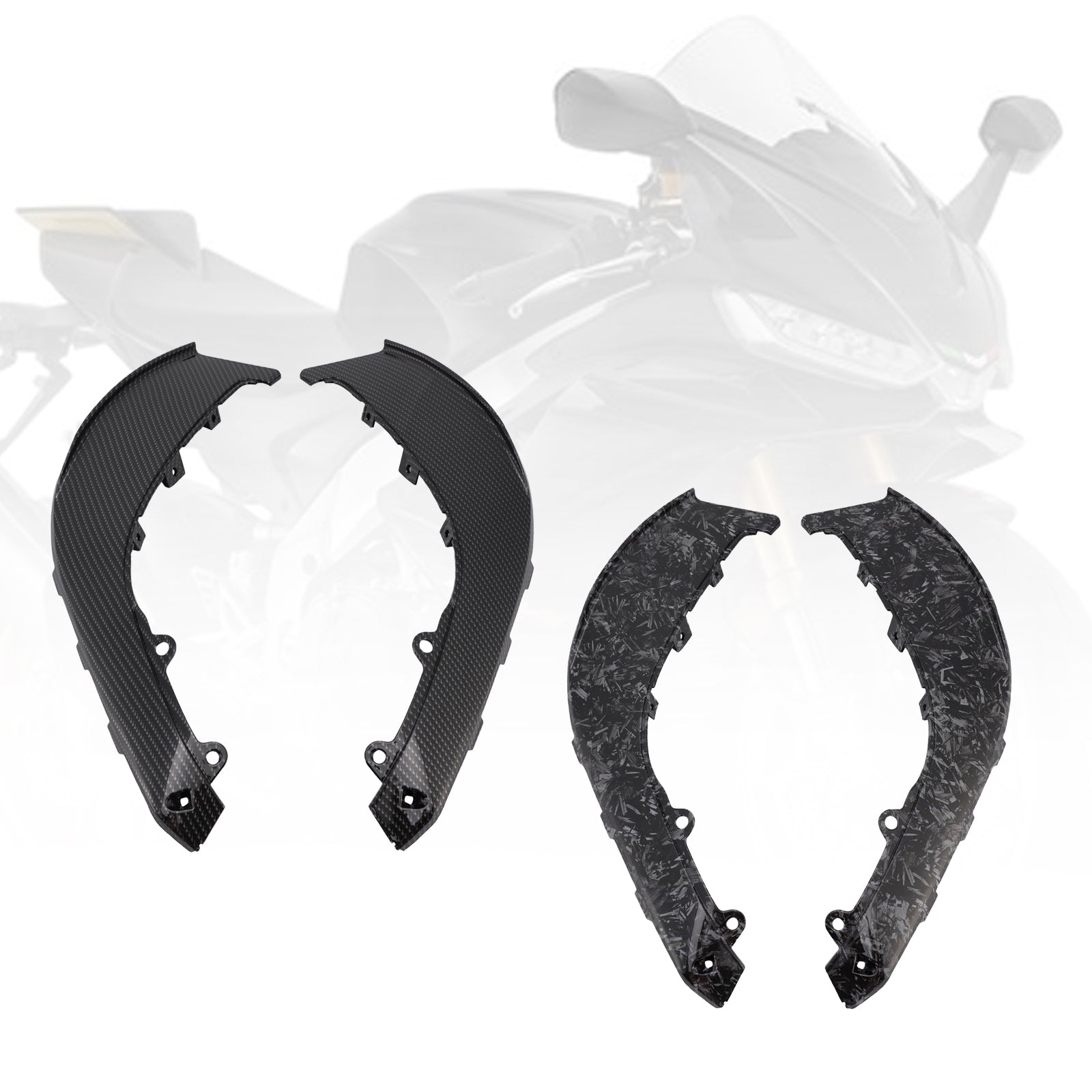 2021-2024 Aprilia RSV4 Upper Fairing Infills Side Panels Cowling Frame