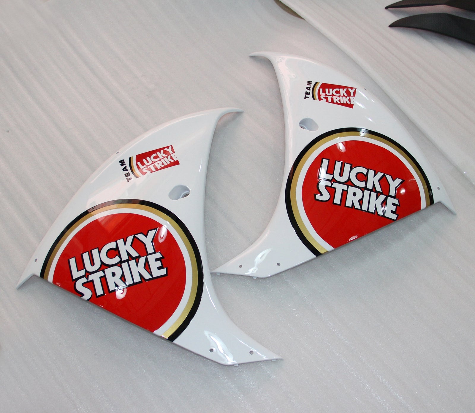 Amotopart 2012–2014 Yamaha YZF 1000 R1 Rot Schwarz Weiß Verkleidungsset