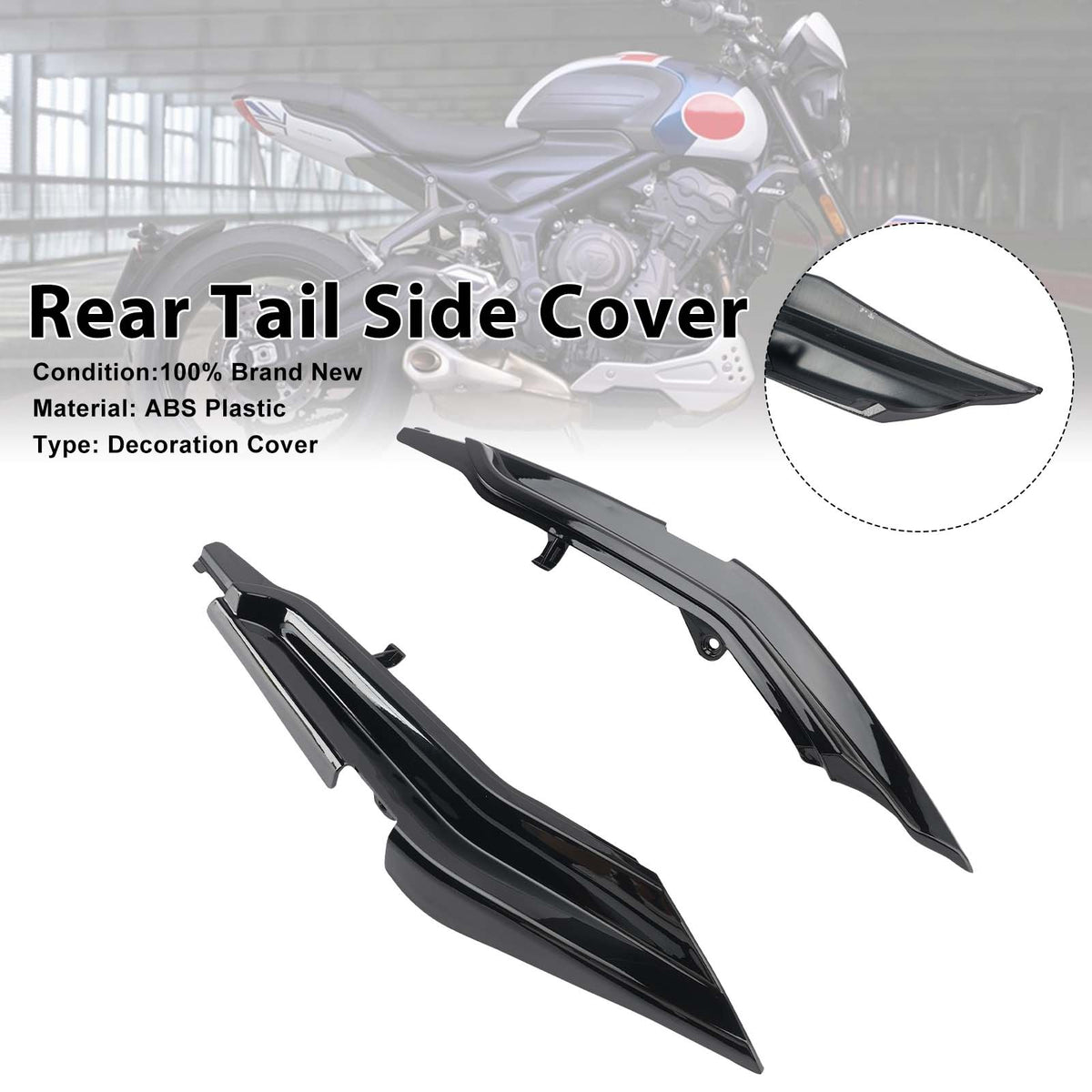 2022-2025 Trident 660 Rear Seat Side Cowl Cover Fairing