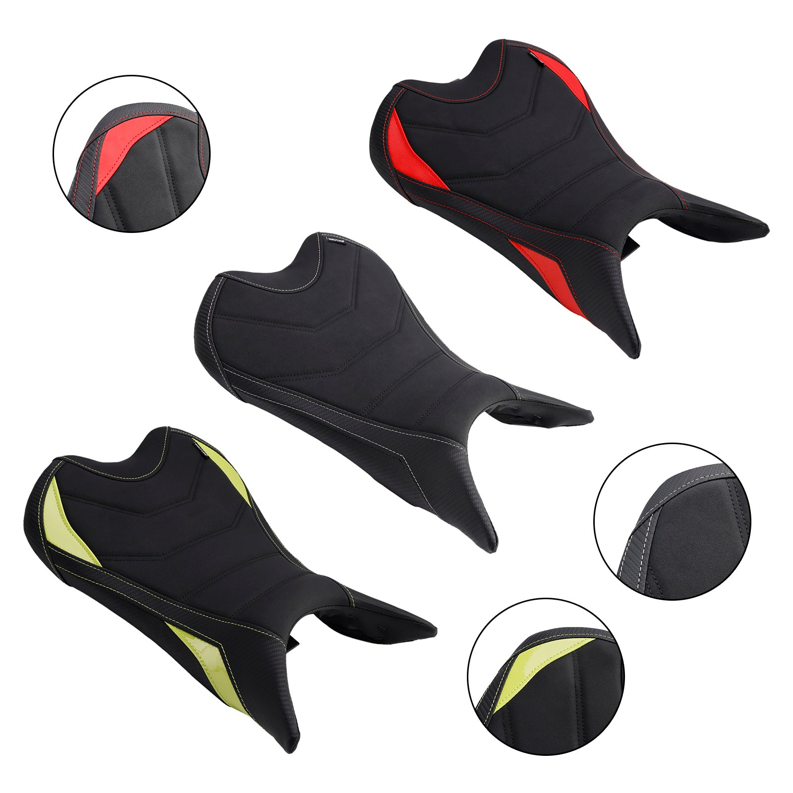 2023-2024 Street Triple 765/S/R Front Driver Seat Raider Cushion Red