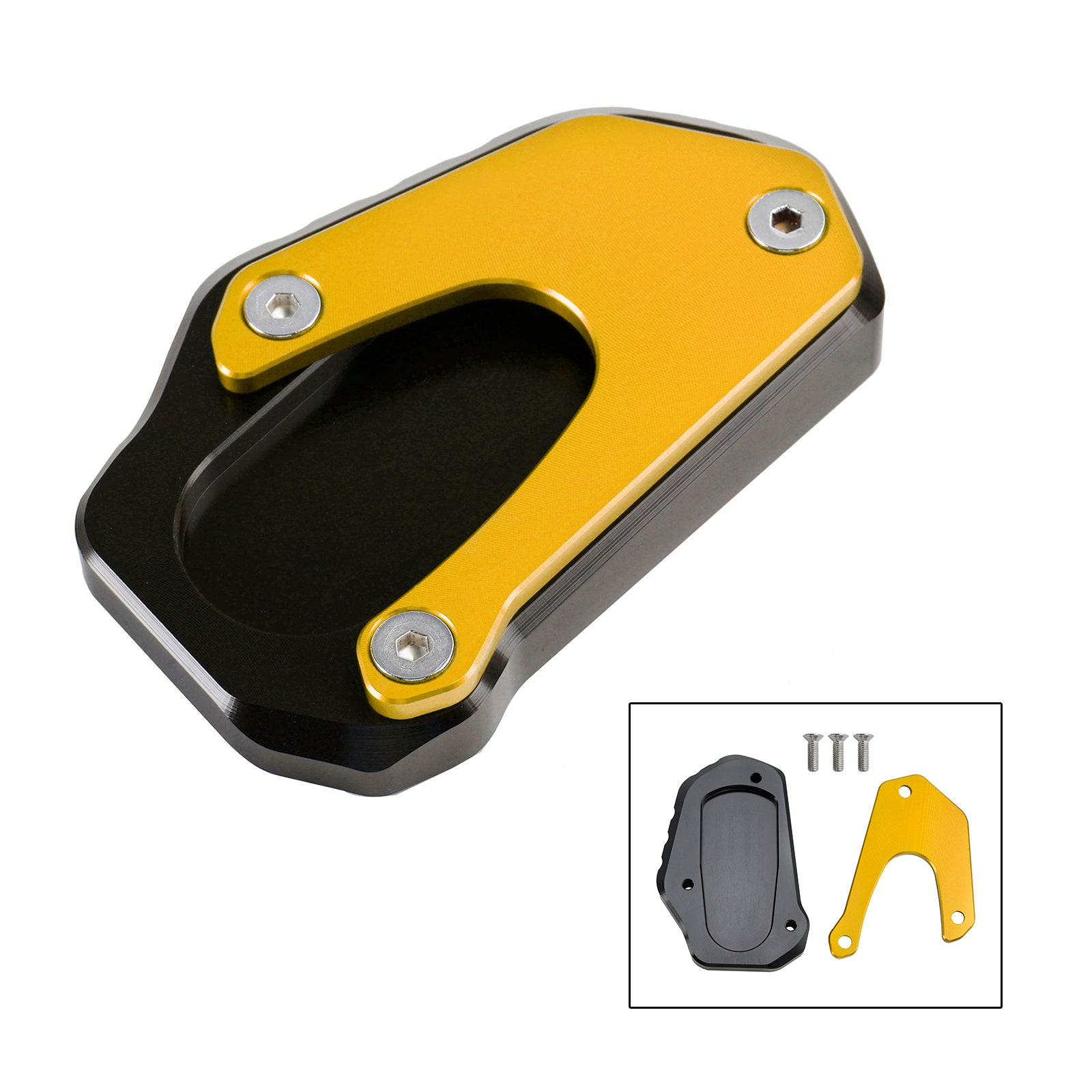 20-23 Suzuki V-Strom DL1050xt Kickstand-Vergrößerungsplattenpad