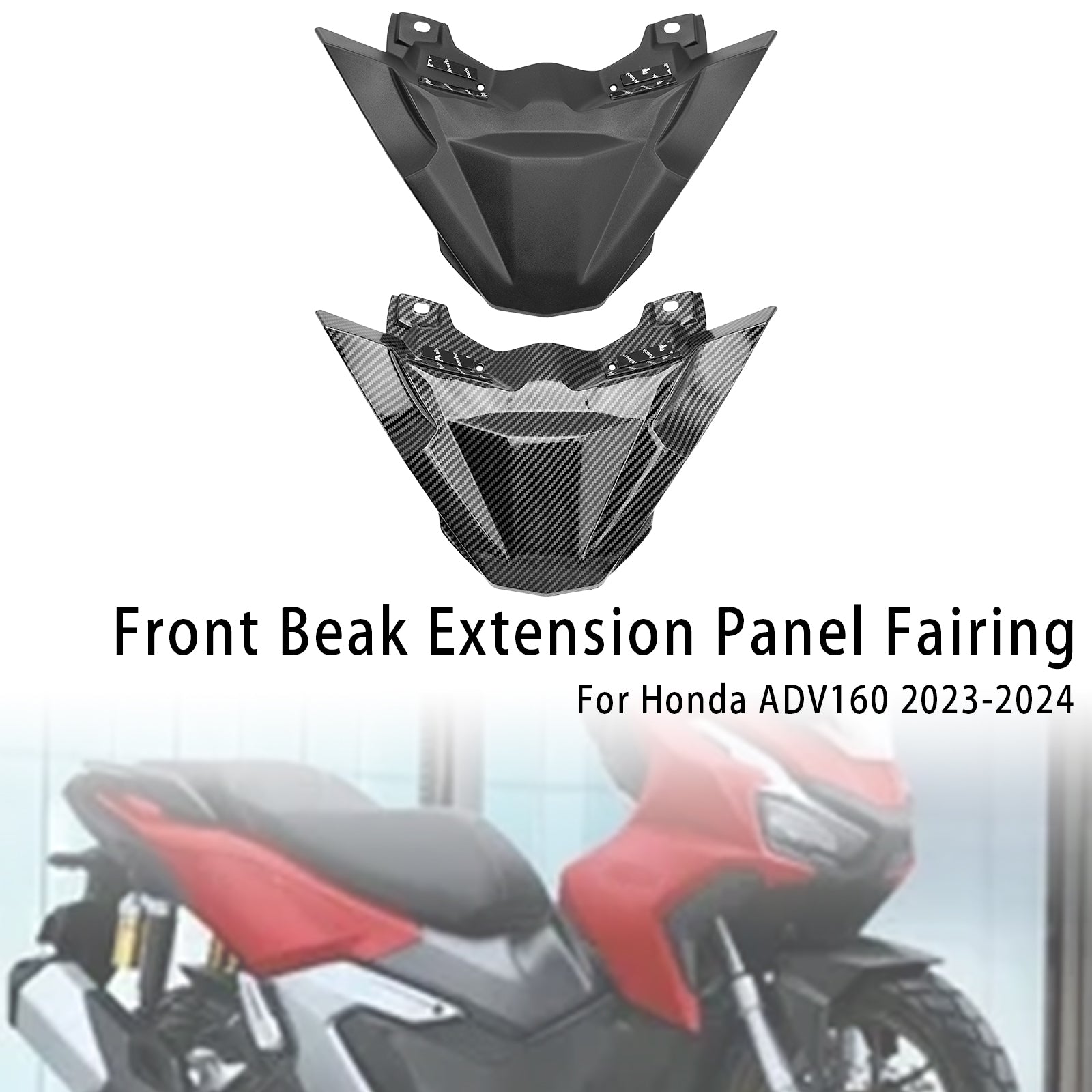 23-24 Honda ADV 160 Front Beak Extension Nose Panel Fairing