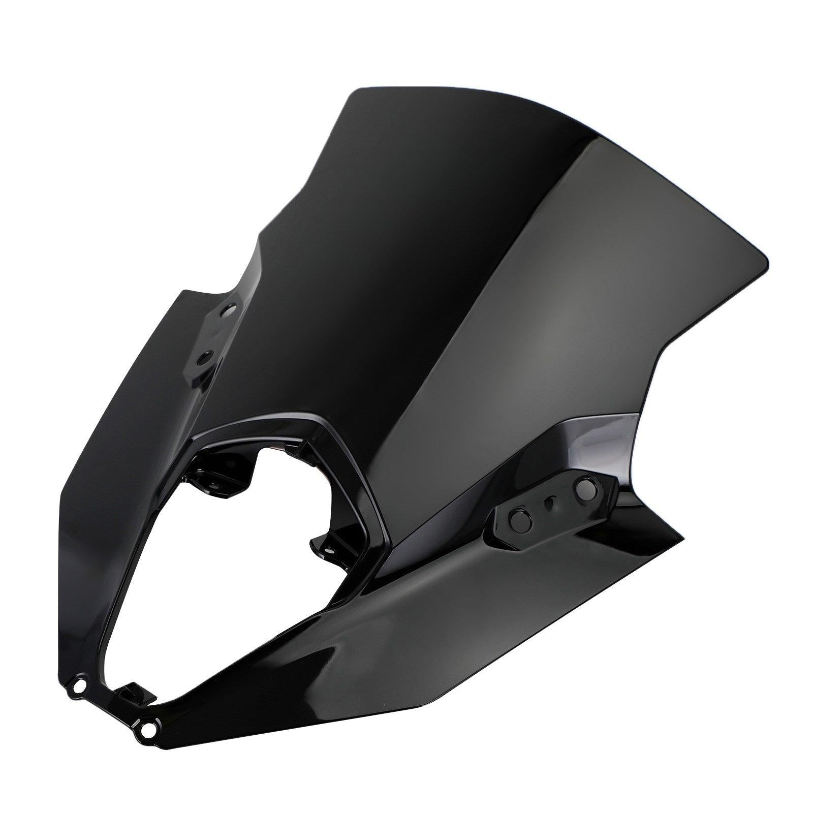 Amotopart 2020-2025 Kawasaki ER-6F Ninja650 Glossy Black Blue Fairing Kit