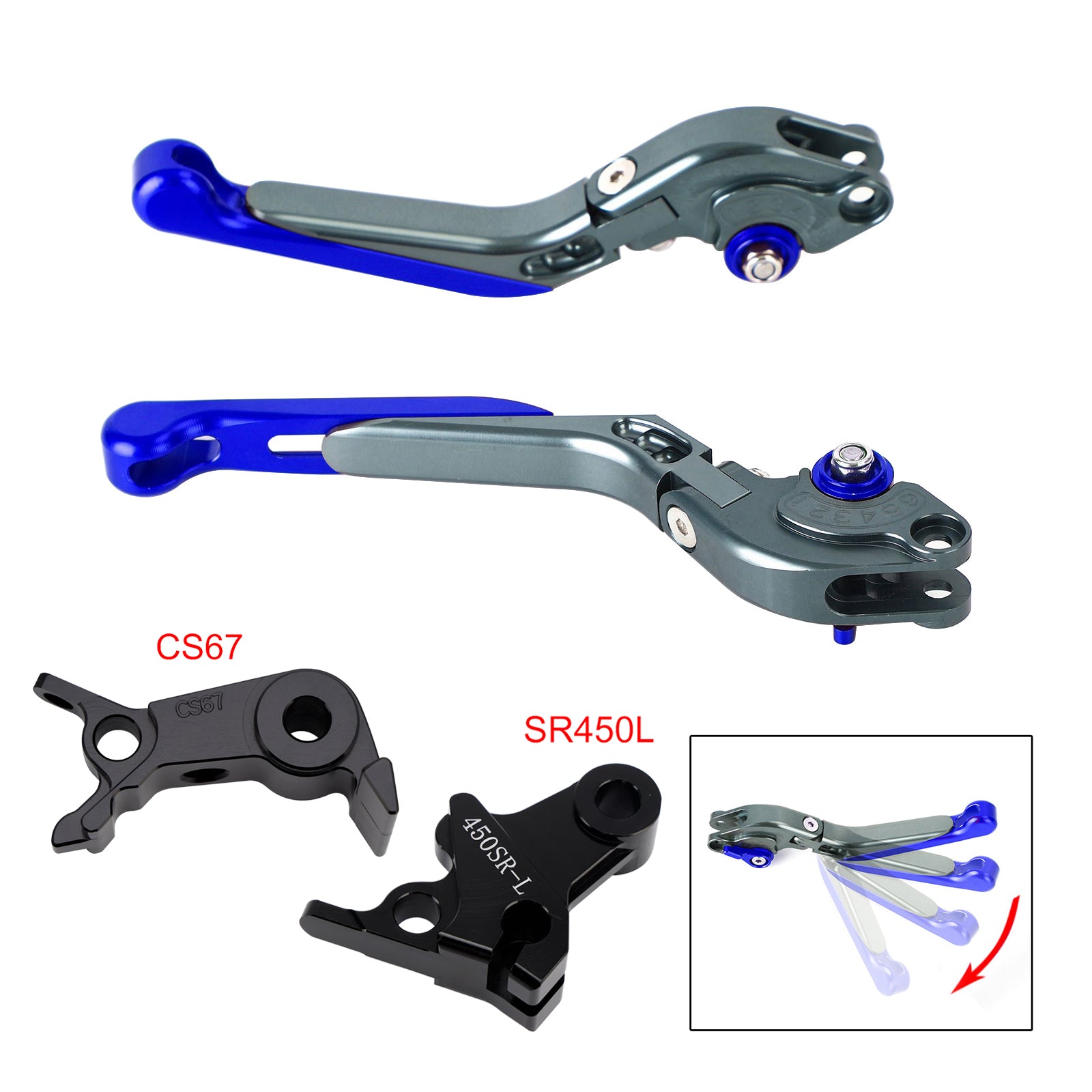 2024-2026 VOGE DS900X 900DSX Adjustable Clutch Brake Lever