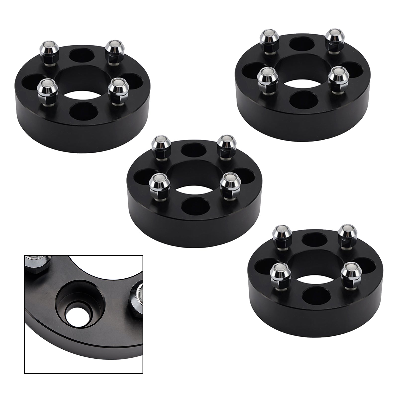 Ezgo Club Car Golf Carts 1.5" Wheel Spacers Kit Cable Golf Carts Lug Nuts