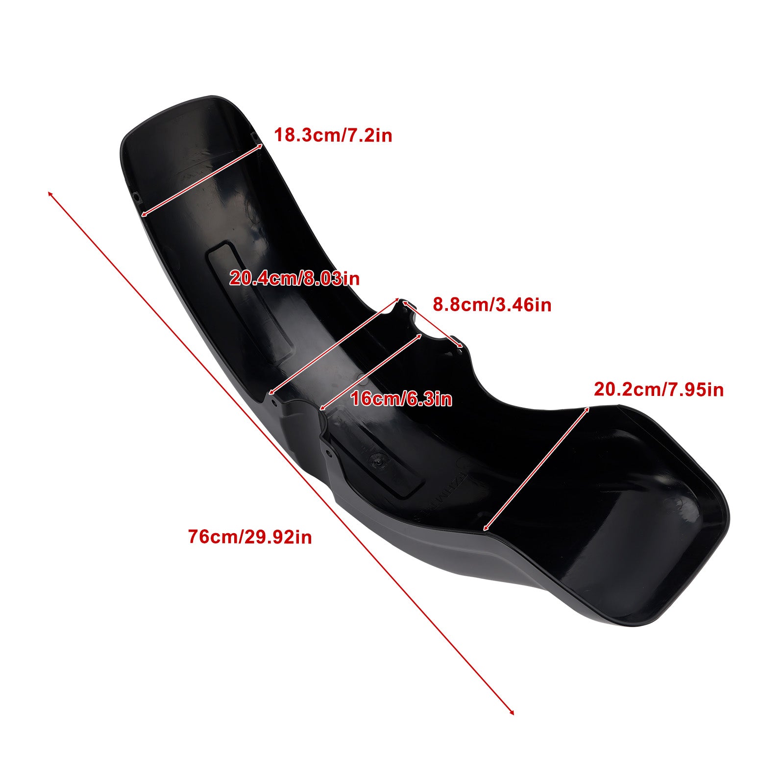 01-17 Suzuki Boulevard C50 Intruder Volusia VL400 VL800 Front Fender Fairing