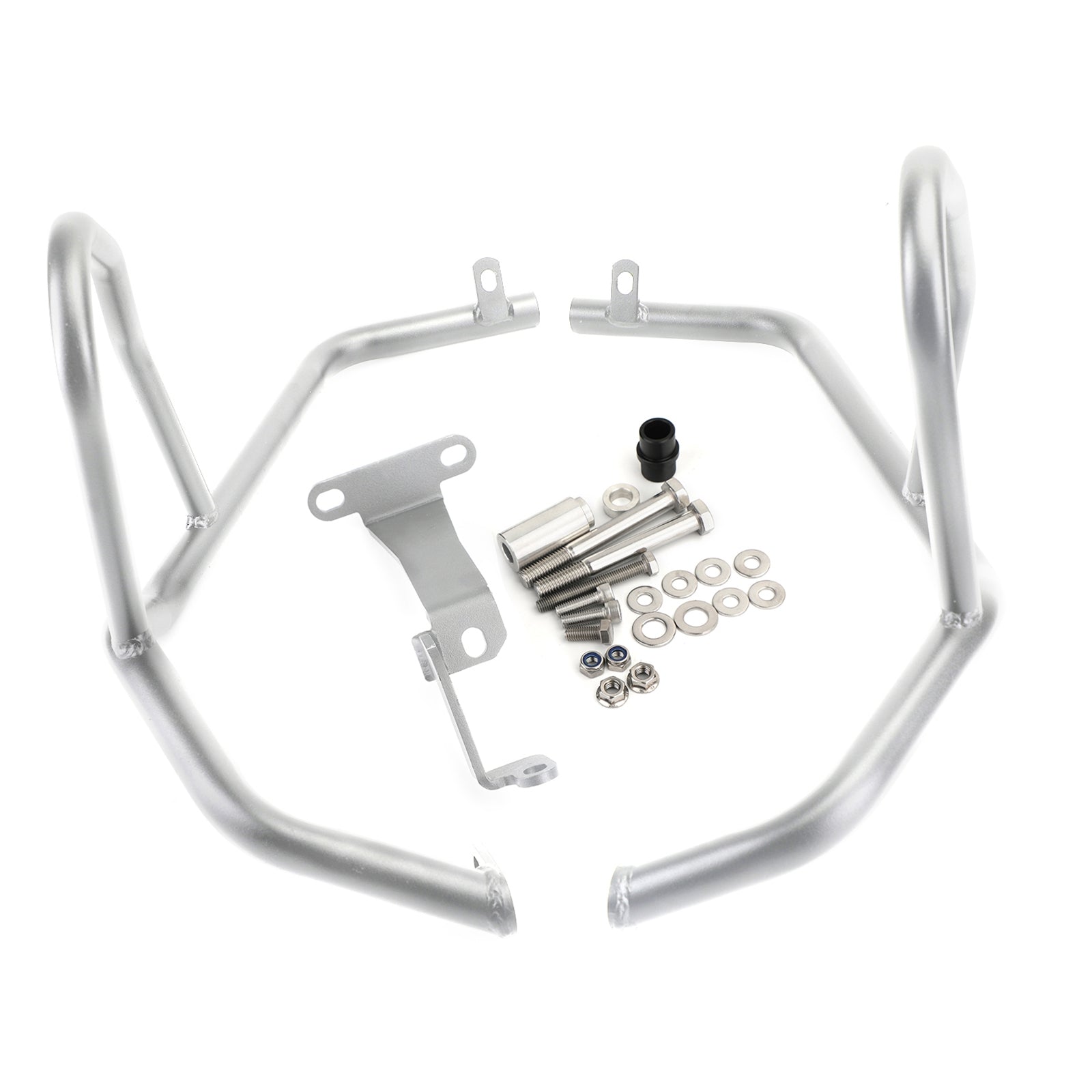 18-22 BMW F850GS Upper Crash Bars Engine Guards Silver