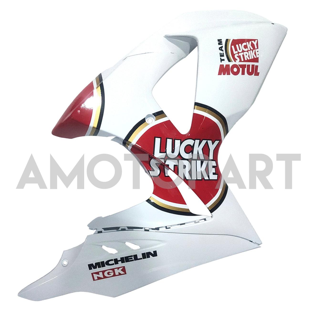 Amotopart 2009-2016 Suzuki GSXR1000 Kit de carénage rouge blanc brillant