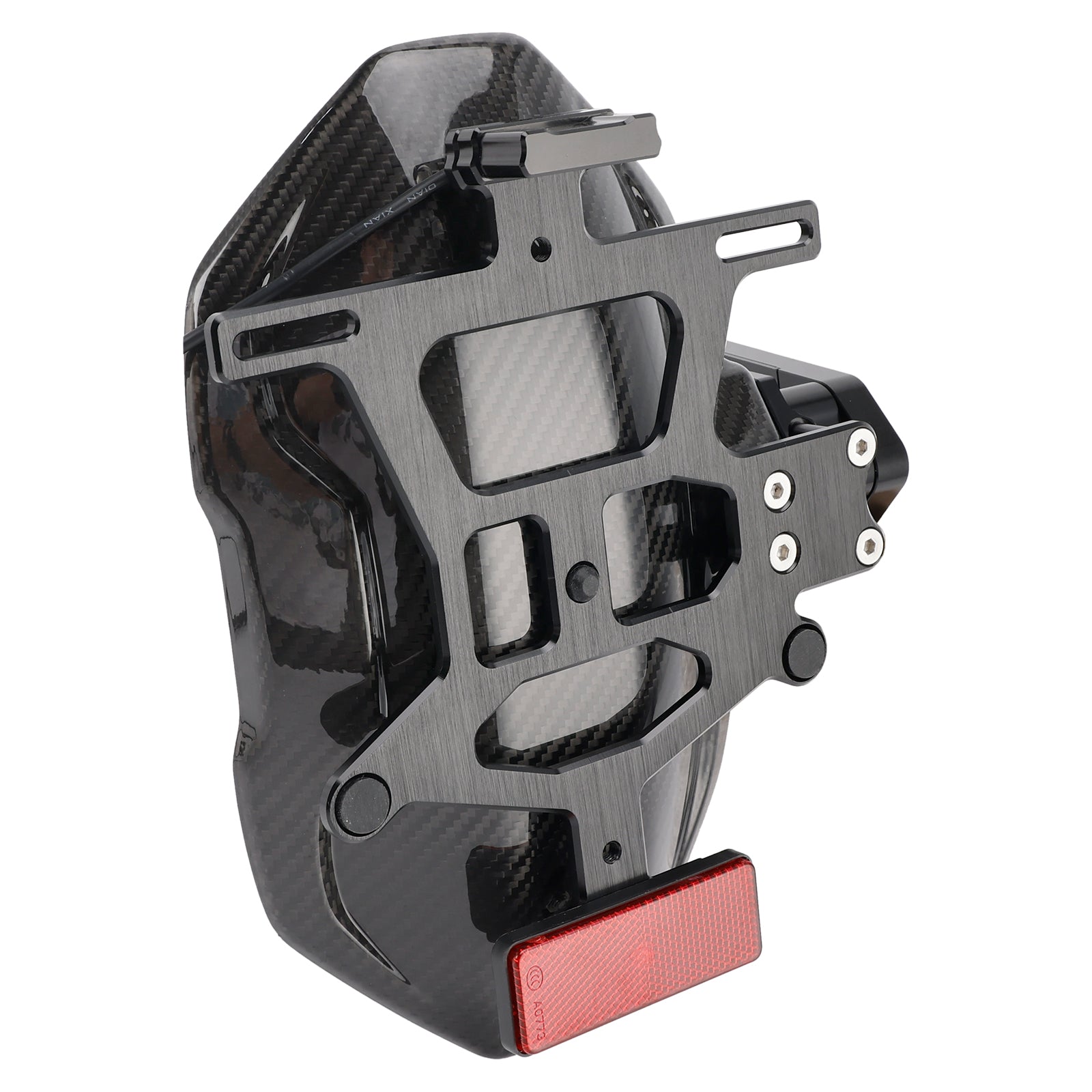 24-25 Honda CBR650R CB650R Real Carbon Fiber Rear Fender Bracket LED