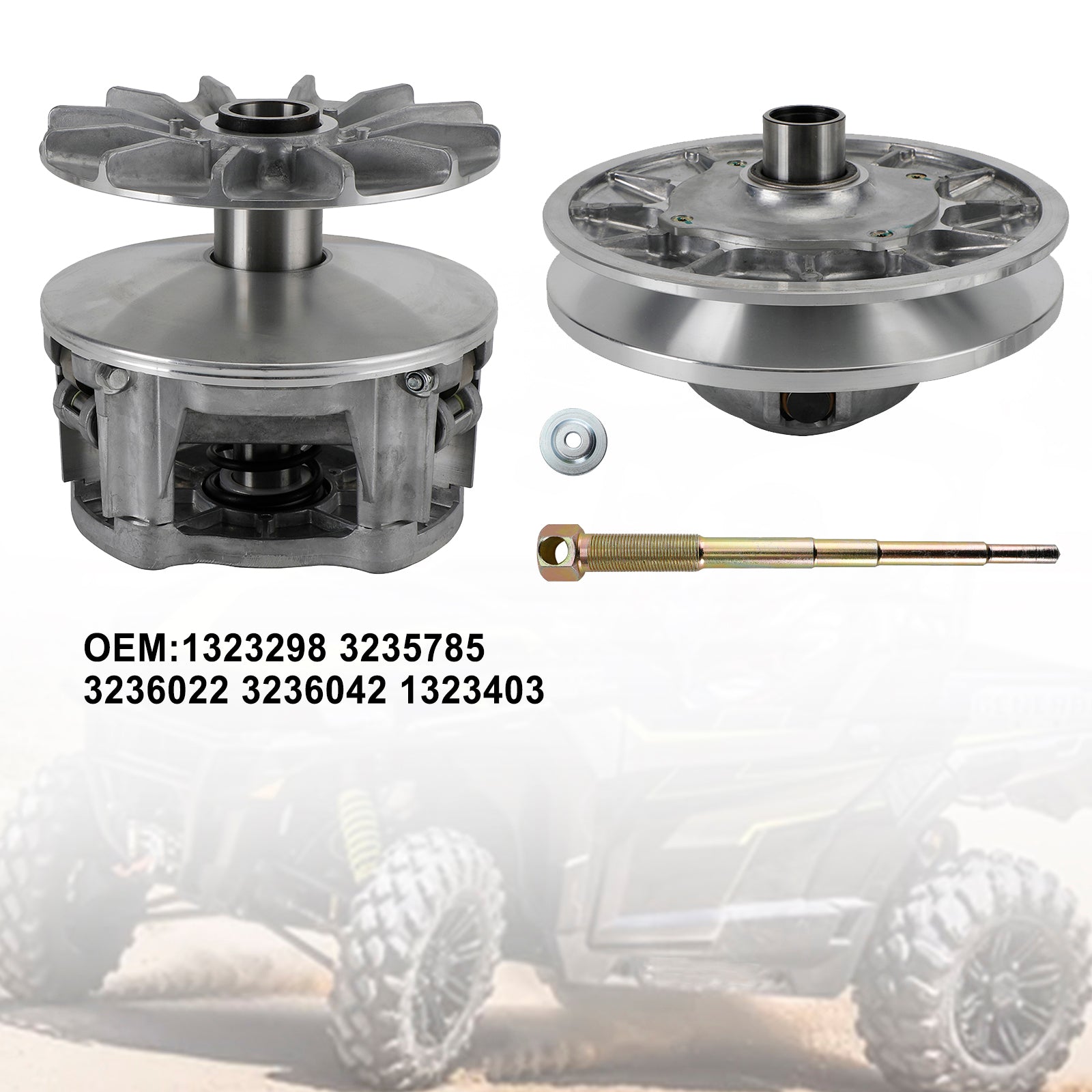 Polaris RZR General 1000 Komplett kopplingsvariator Puls Set 1323298 3235785