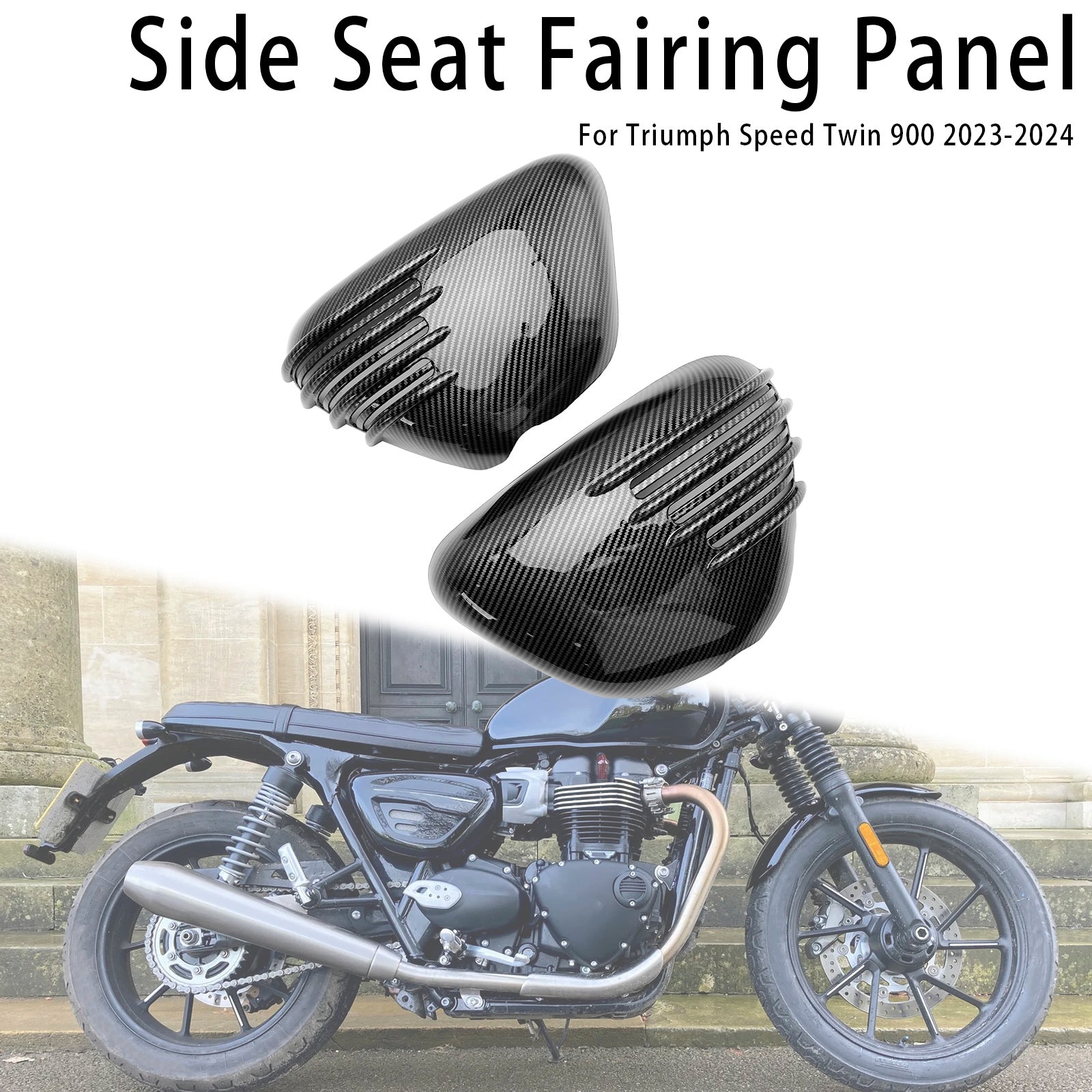 23-24 Speed Twin 900 Side Seat Fairing Panel Cowl