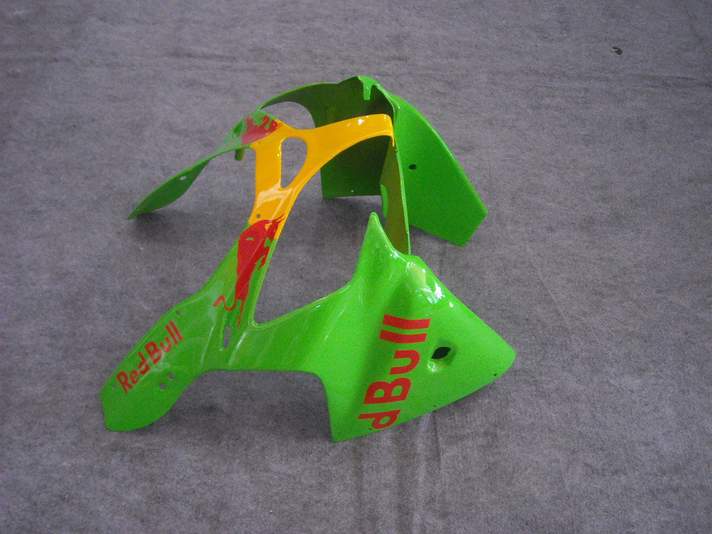 Amotopart Kawasaki 2000-2002 ZX6R 636 & 2005-2008 ZZR600 Green Fairing Kit