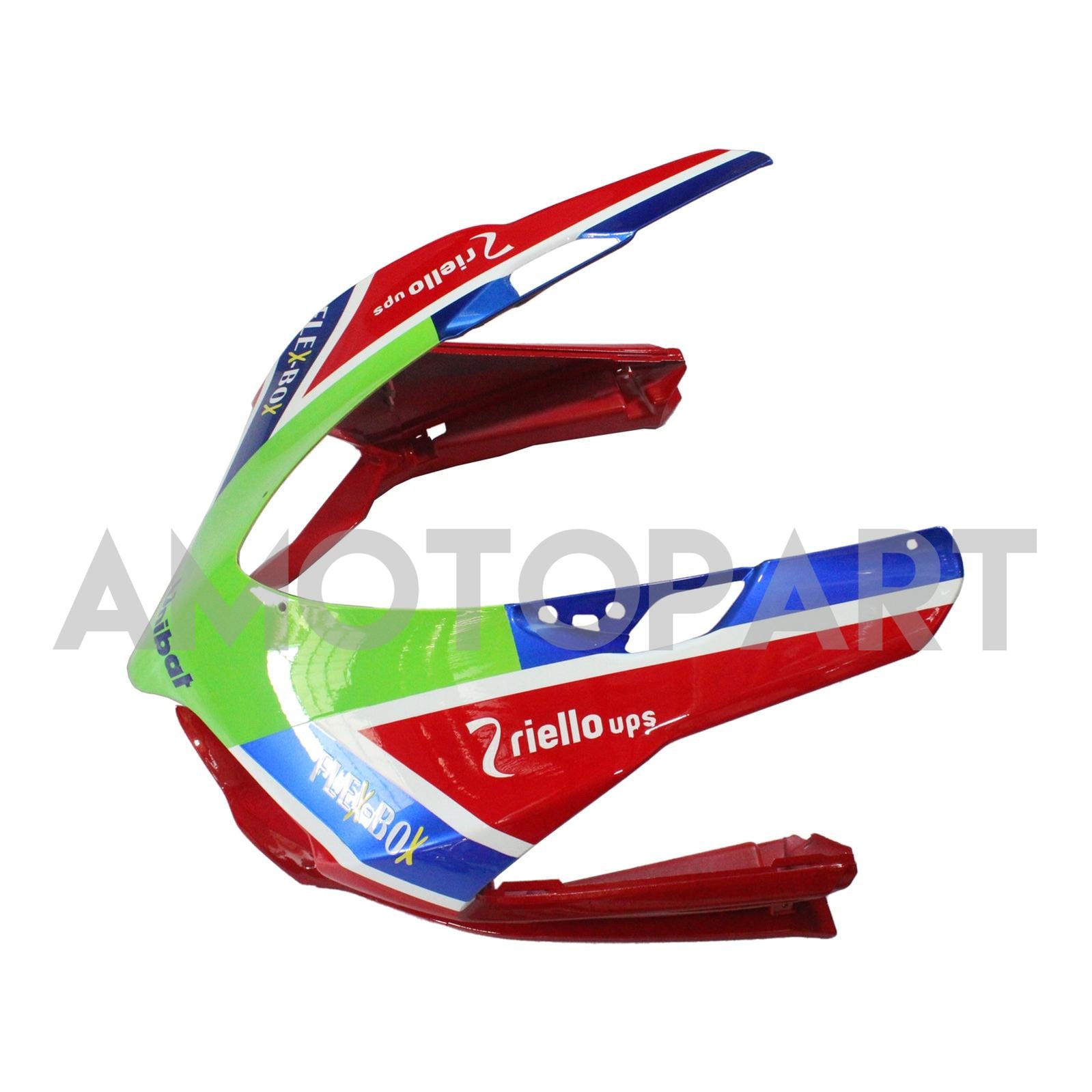 Amotopart 2012-2015 Ducati 899 Red White Green Fairing Kit