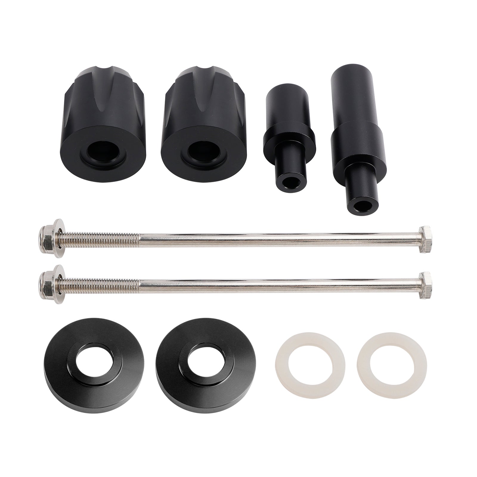 2017-2023 KAWASAKI NINJA 650 FRODO DE ALUMULAÇÃO DE CRAÇA DE CRAÇA PROTEÇÃO DE BLACK BLACK