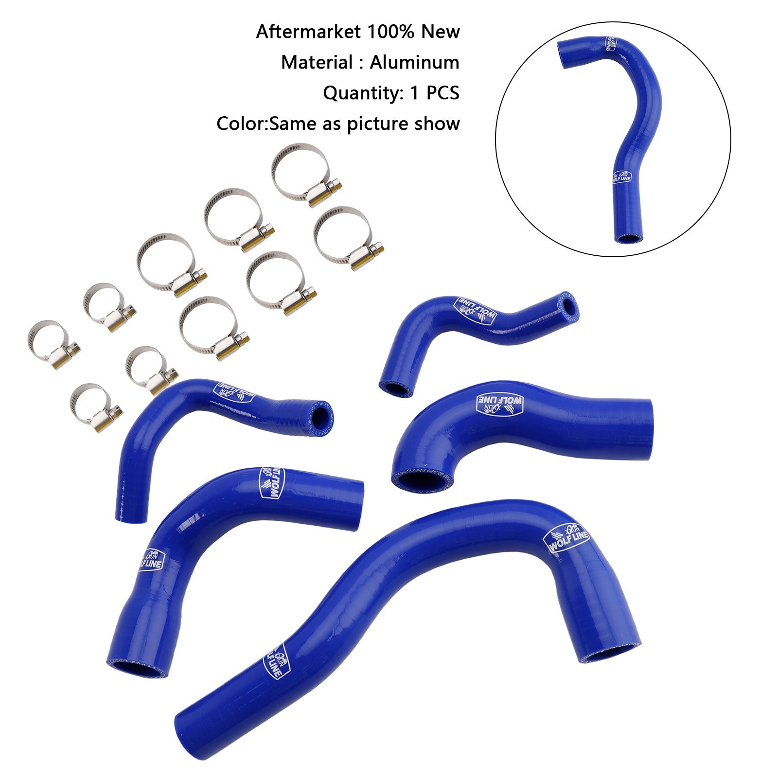 Alle jaren YAMAHA MT-09 XSR900 TRACER 9/GT SILICONEN RADIATOR KOELLANG SLAS