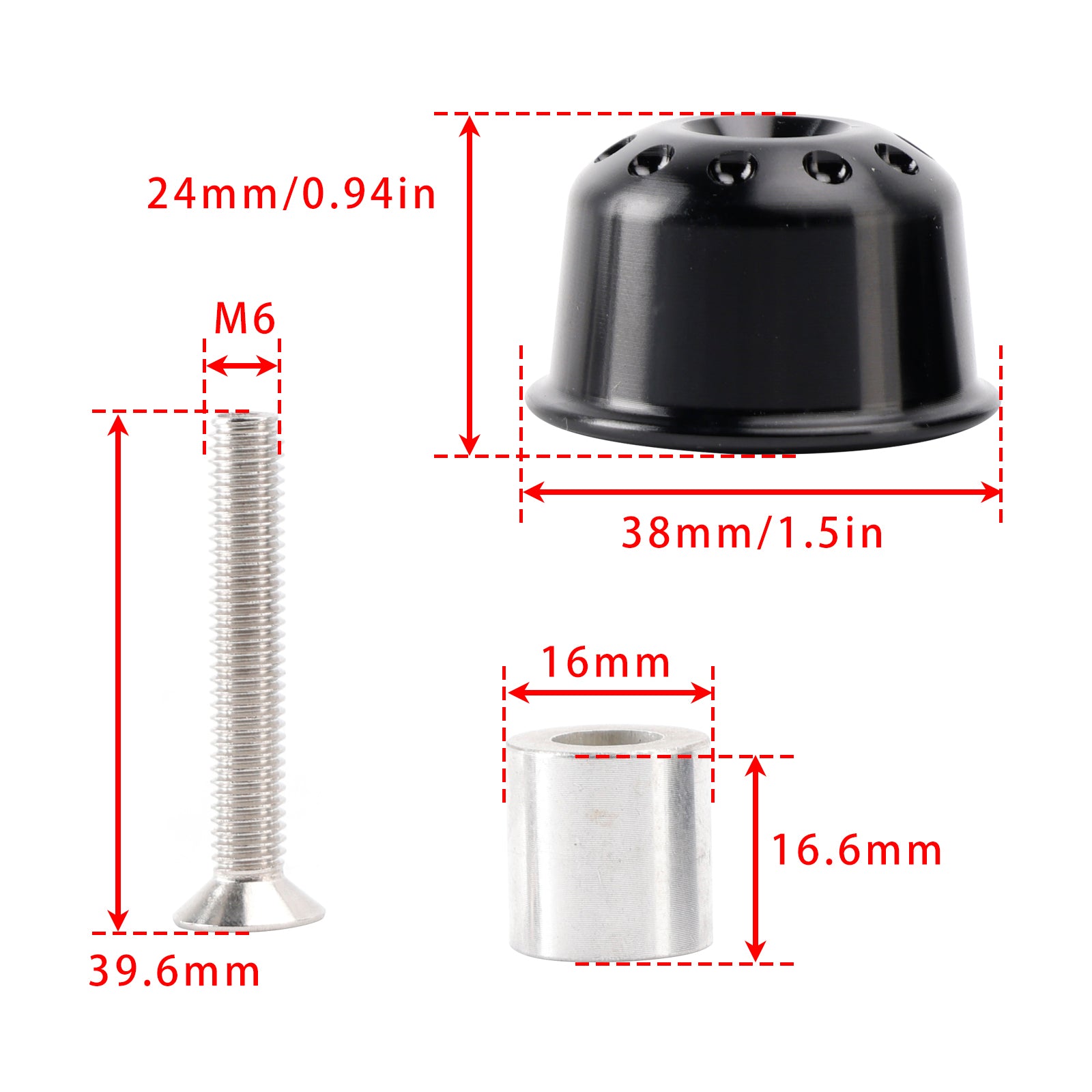 Super Meteor/Shotgun/Interceptor 650 Koncový finišer Kit Black