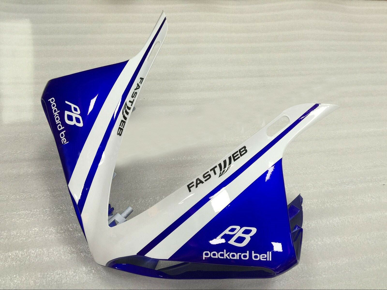 Amotopart Yamaha YZF 1000 R1 2009-2011 Blue & White Style4 Fairing Kit