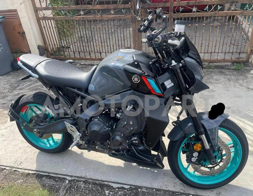 Amotopart 2021-2024 Yamaha MT-09 Dark Grey Black Fairing Kit