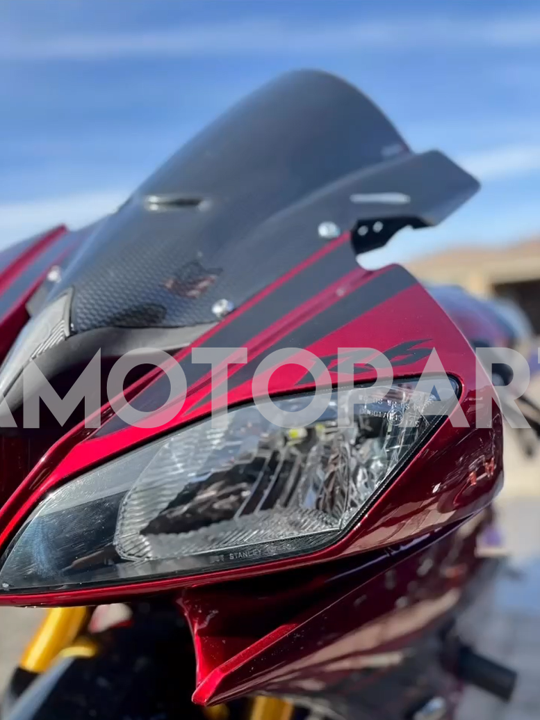 Amotopart 2008-2016 Yamaha YZF 600 R6 Gloss Red Black Fairing Kit