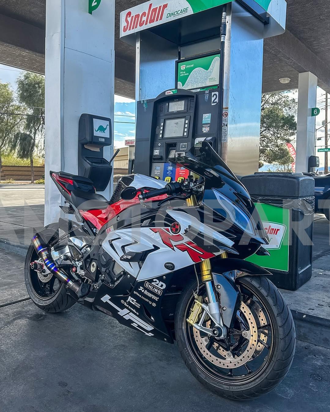 Amotopart 2015-2016 BMW S1000RR Black Red White Abzugskit