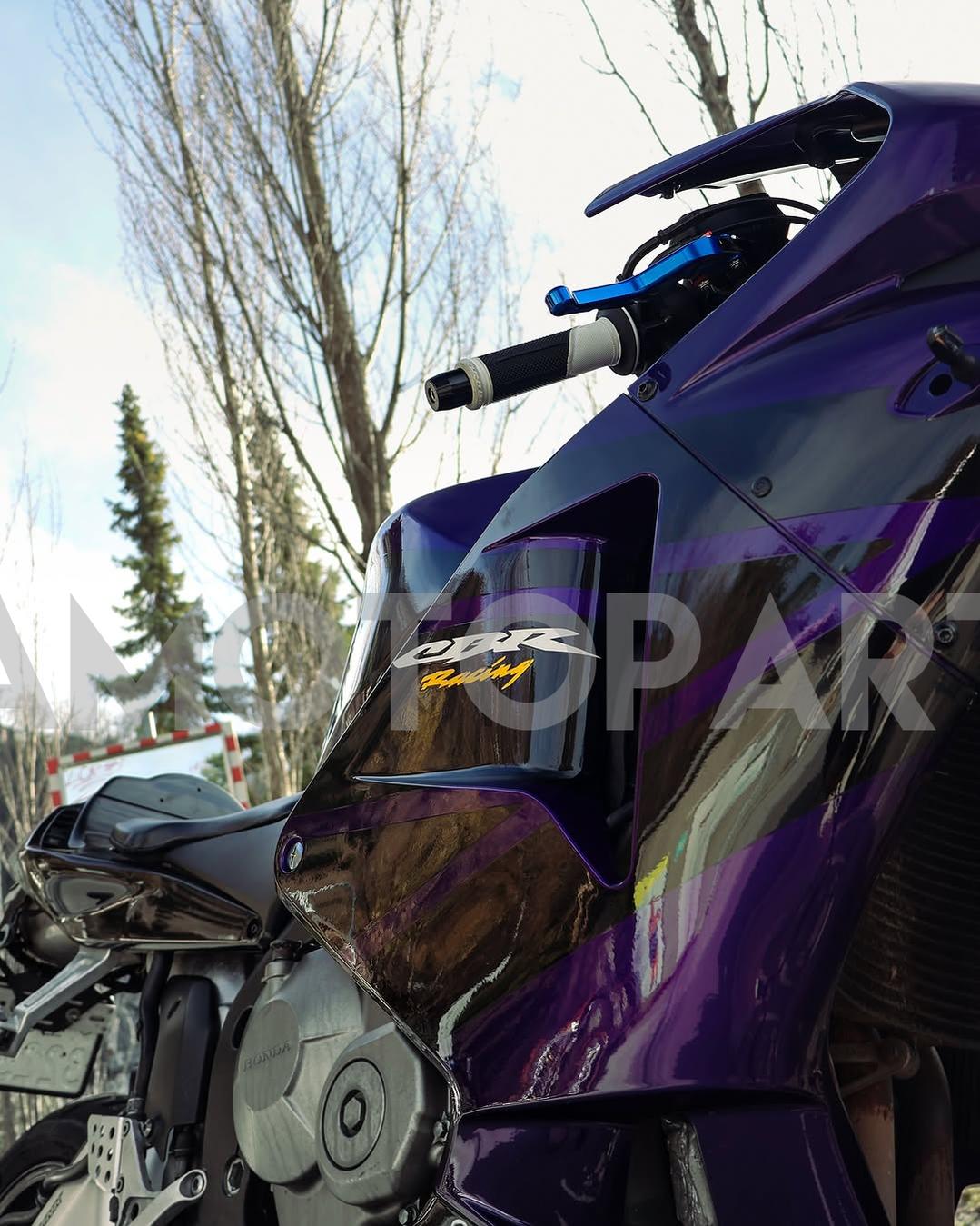 Amotopart 2003-2004 Honda CBR600RR Purple Black Fairing Kit