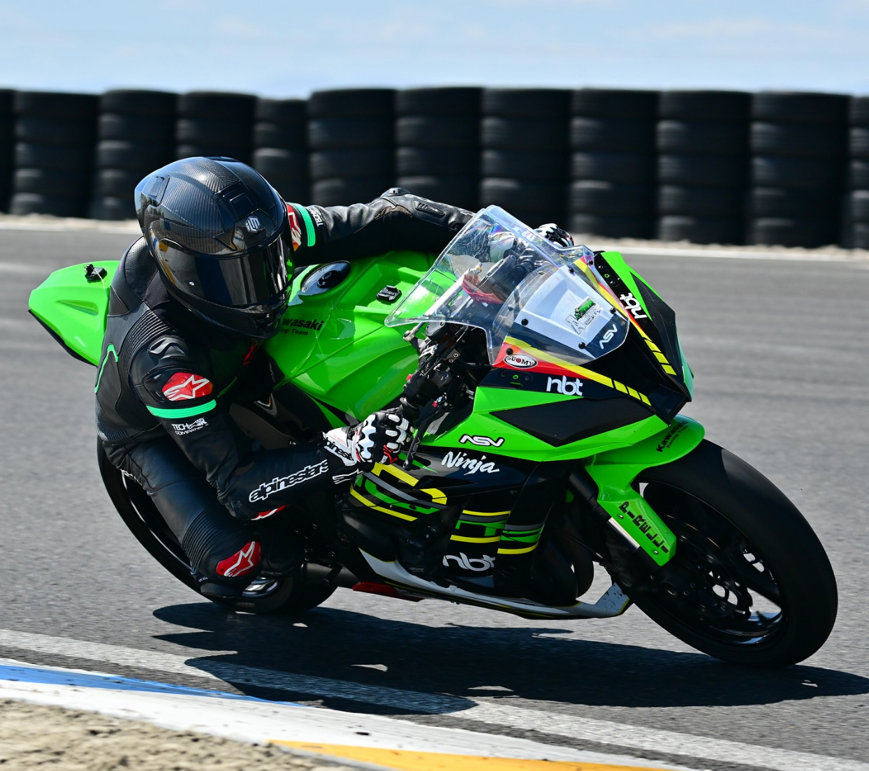 Amotopart 2011-2015 Kawasaki ZX10R Green Black Abzugskit