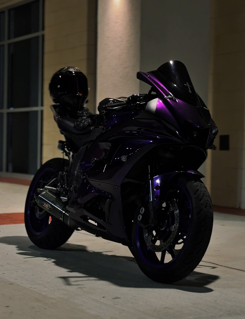 Amotopart 2021-2025 Yamaha YZF-R7 Gradient Blue Purple Fairing Kit