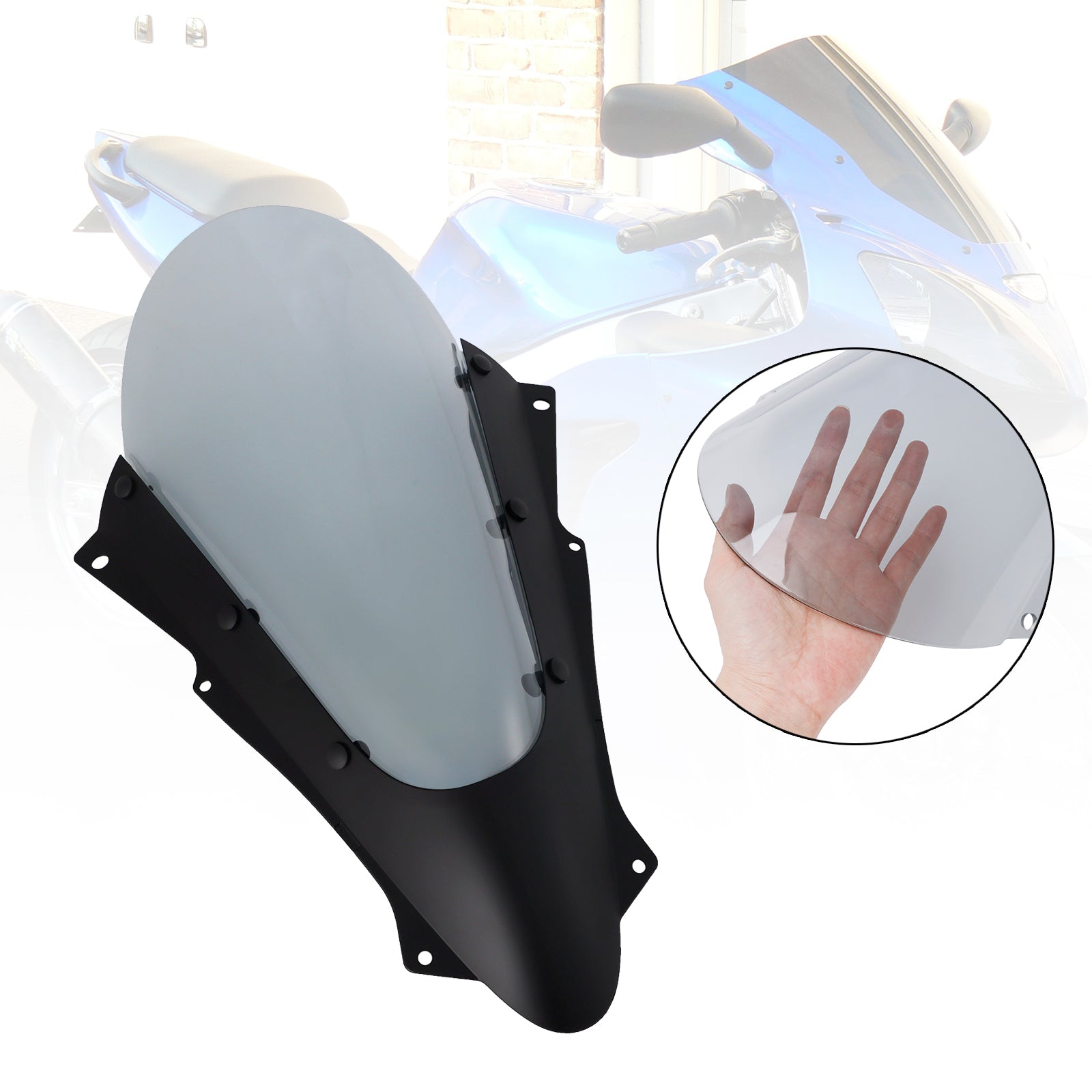 2023 Kawasaki ZX-4R ZX-4RR vindrutan vindruta