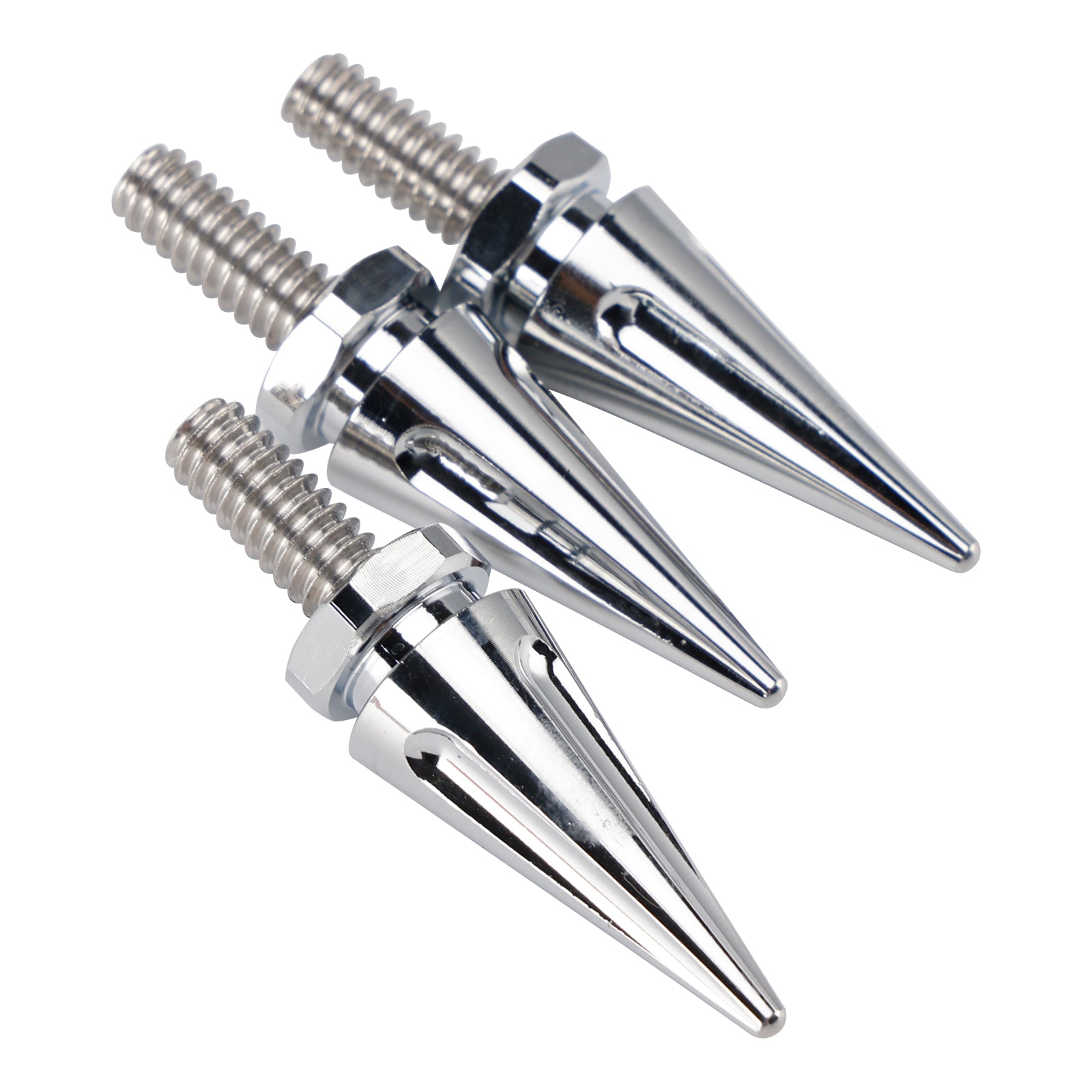96-'13 Street Glide Electra Glide Touring 3x Silver Spike Windshield Bolts