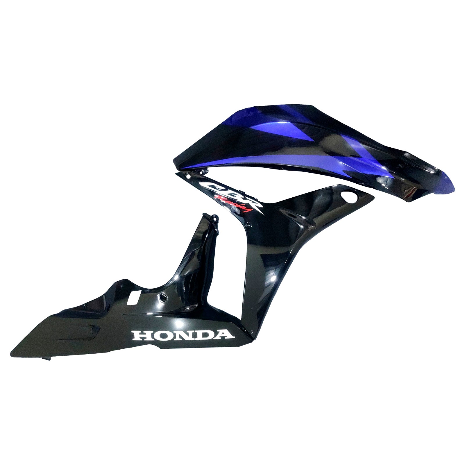 Amotopart 2007-2008 Honda CBR600RR Black Blue Fairing Kit