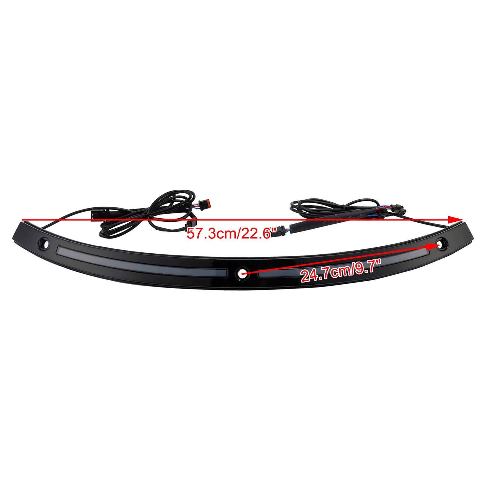 2014+ Touring Electra Glide LED Running Turn Signal Light Windshield Trim