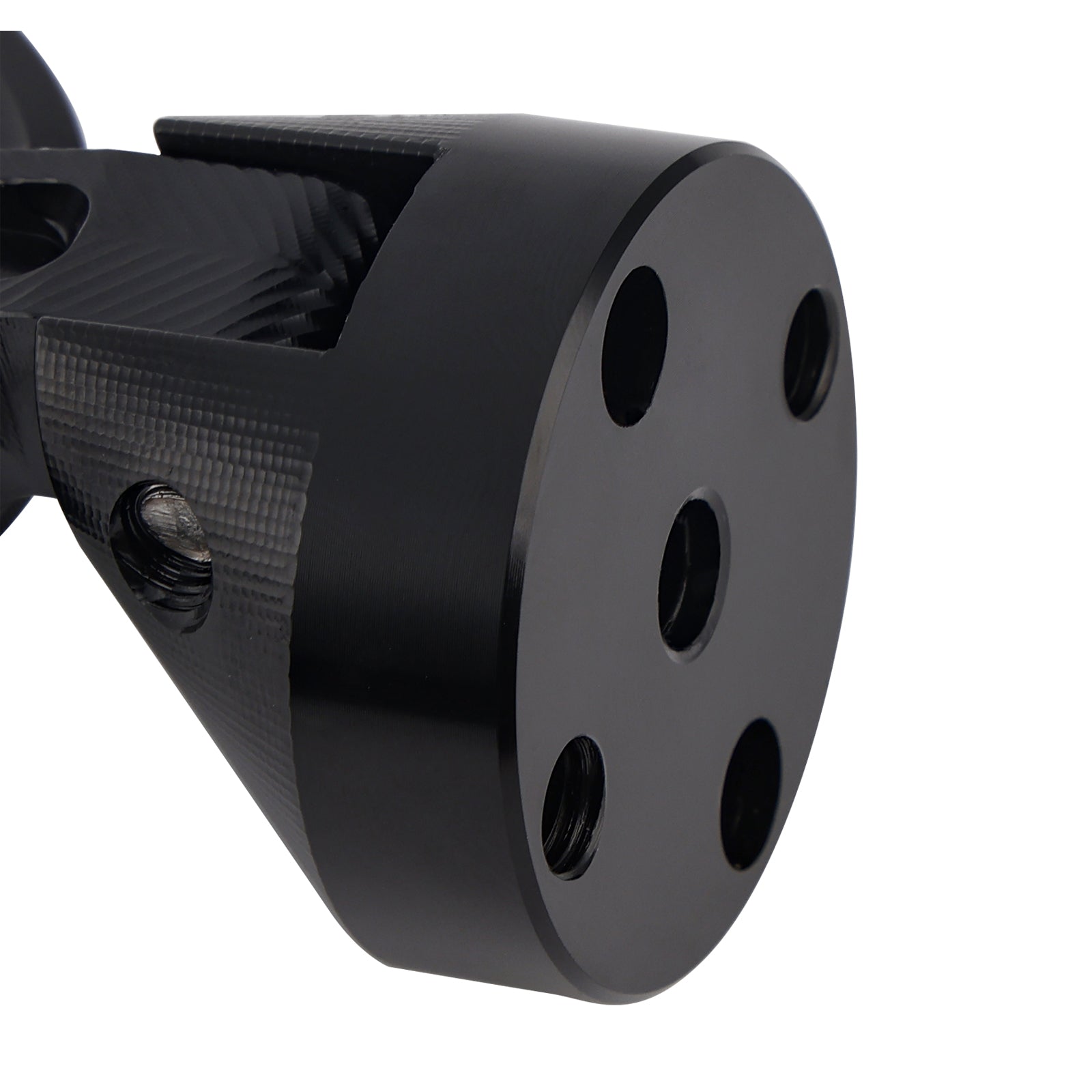 Piaggio / Vespa Cnc Aluminum Mini Handlebar Bar End Mirror Set D=35mm Black