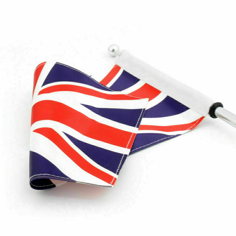 Motorcykel bagflagstang og striber UK Flag Mount til Road King Sportster 883