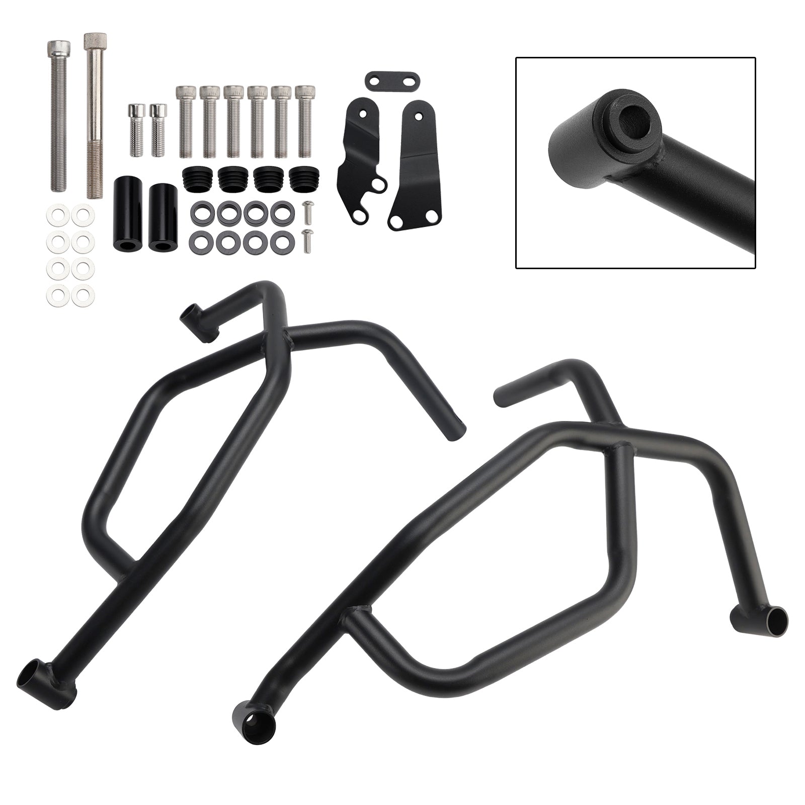 Yamaha Tracer 7 2021-2025 Crash Bar Lower Engine Guard Steel Frame Fit Black