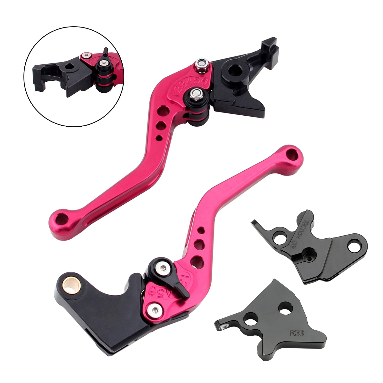 Yamaha YBR125 2005-2014 Nouveau levier de frein à embrayage court