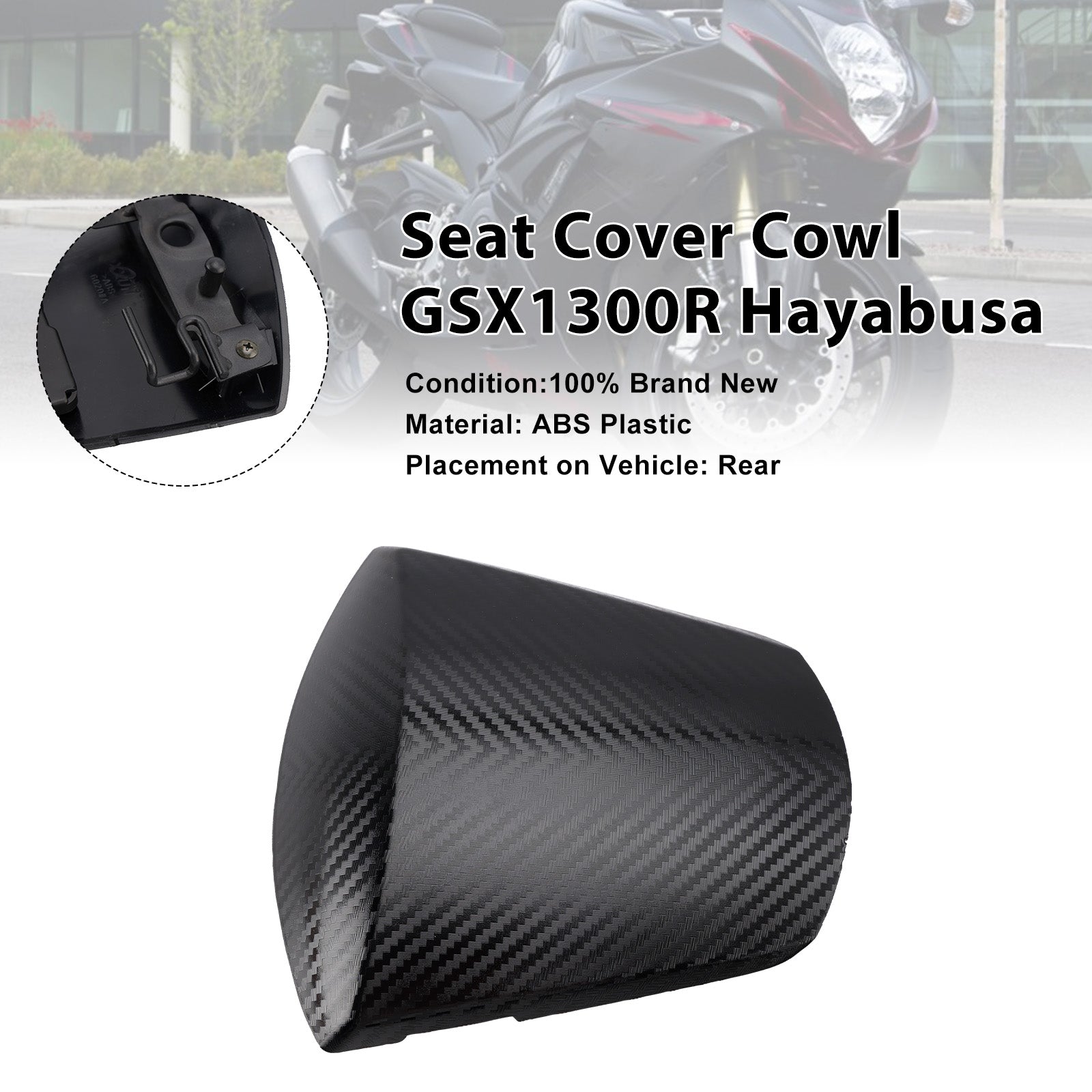 Housse de carénage de siège arrière Suzuki GSXR600 GSXR750 K11 2011-2026