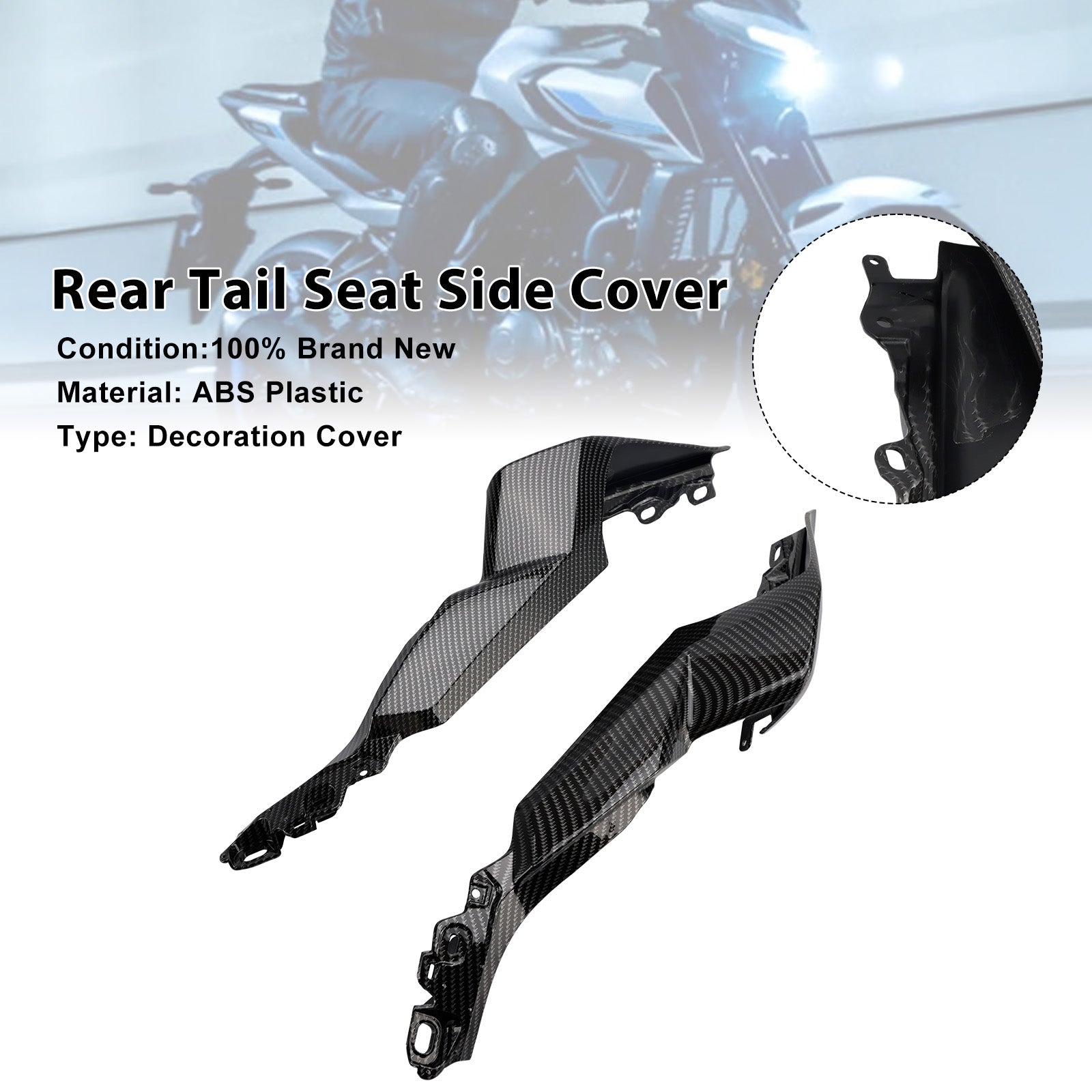 2025-2026 Yamaha YZF-R3 R25 MT-03 Rear Tail Seat Side Cover Fairing