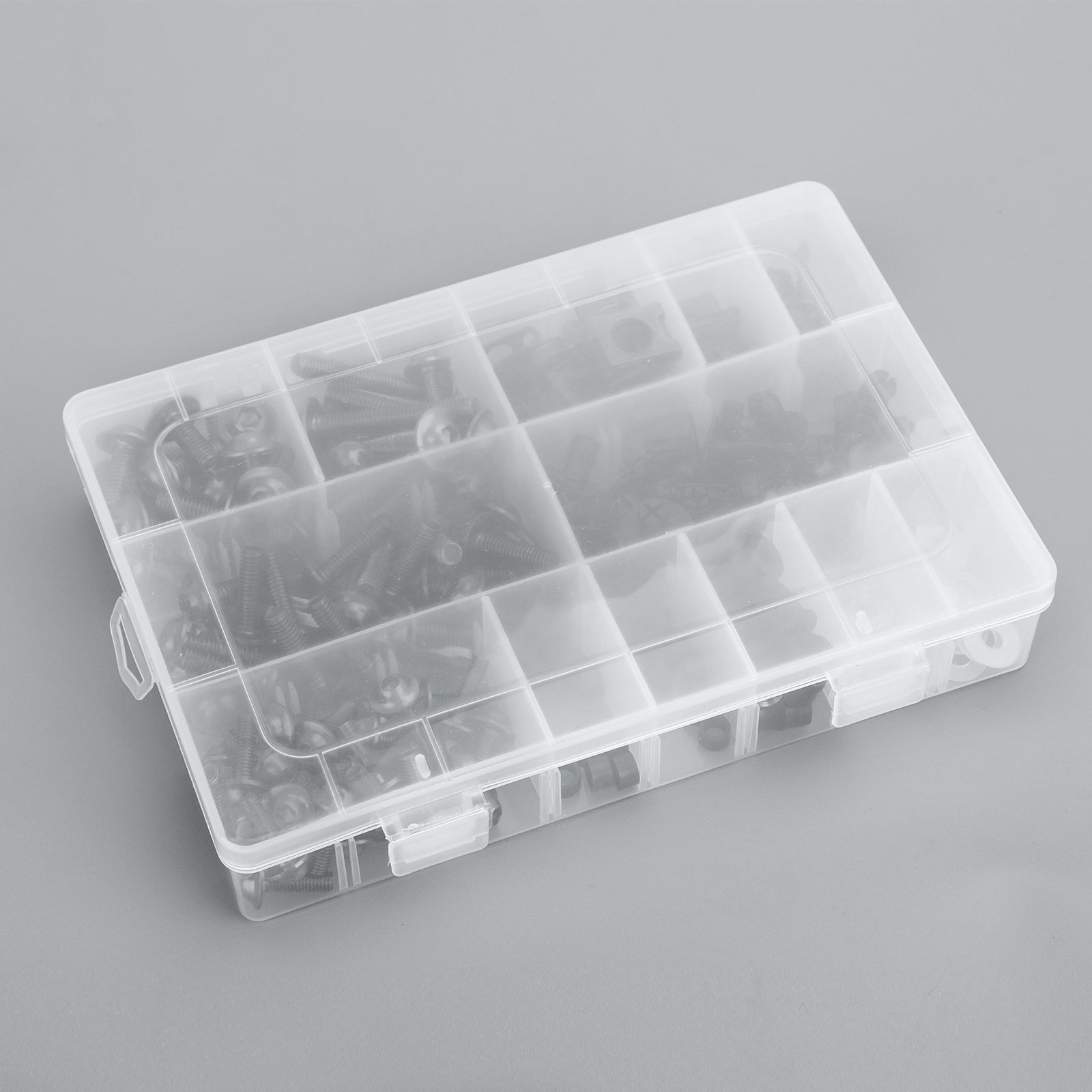 223pcs motocicleta sportbike bike windscreen stafffff kit de fixador de fixação parafuso de clipe bk