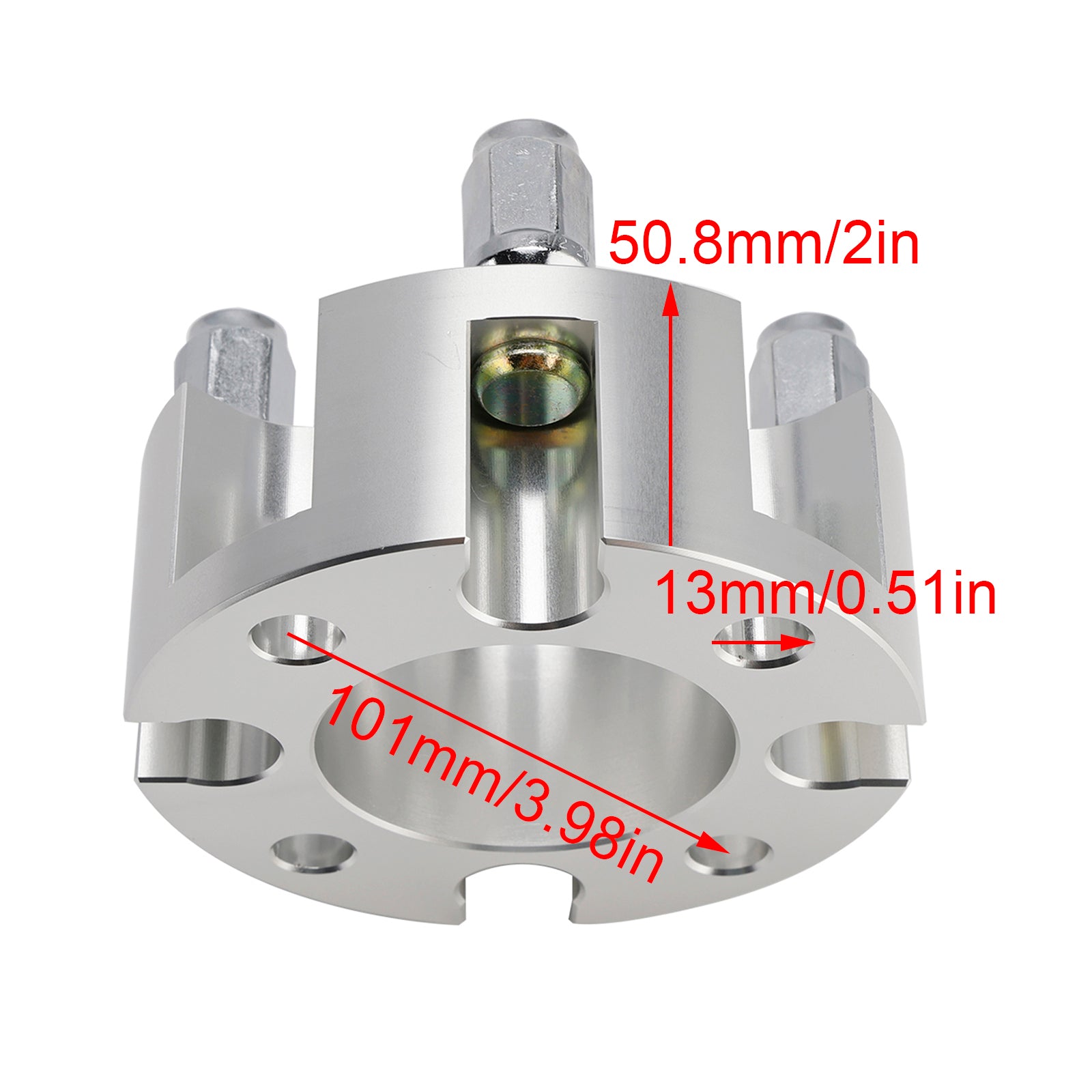 Yamaha Club Car Ezgo Black Golf Carts Wheel Spacers Kit With Lug Nuts 2 Inch