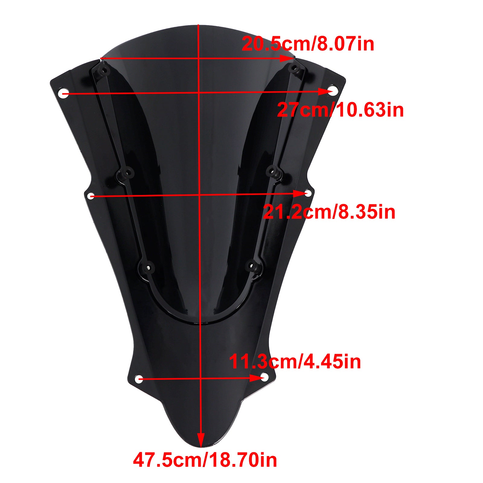 2023 Kawasaki ZX-4R ZX-4RR vindrutan vindruta